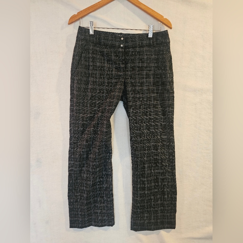 Izod Golf classic women's multicolor plaid golf pants size 4